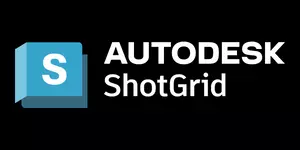 Autodesk ShotGrid Logo with Black Background
